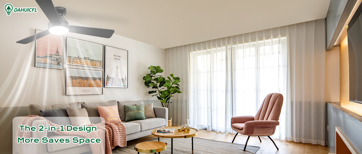 Ceiling fans with lights and remote