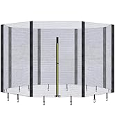 Biggun Trampoline Net - Replacement Enclosure Safety Net for Straight Poles Round Frames Trampoli...