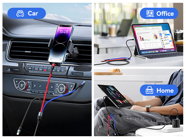 USAMS Multi USB Cable 1ft