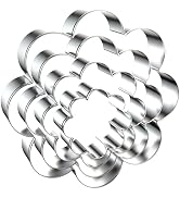 Daisy Cookie Cutter Set - 5 inch, 4 inch, 3 inch, 2 inch - 4 Piece Eight Petal Blossom Spring Flo...