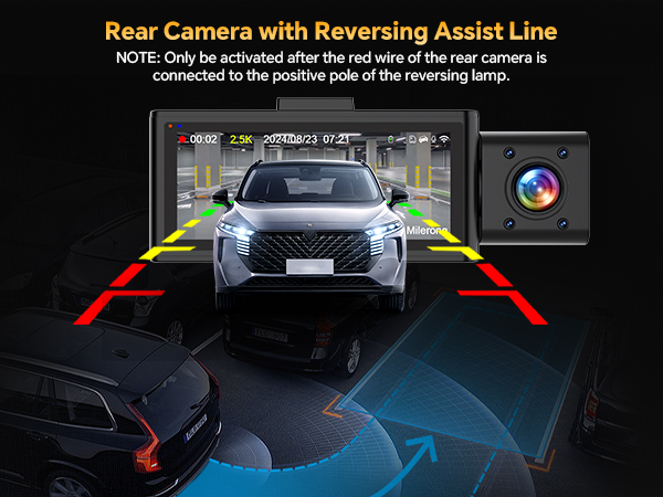 dash camera for cars front and rear inside