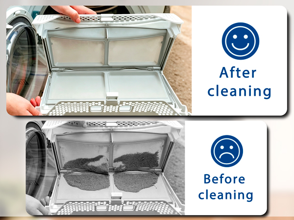 Universal Dryer Vent Cleaning Kit with Vacuum Hose Attachments