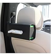 Car Tissue Holder, Ompellus Premium PU Leather Tissue Box Holder for Car Seat Back, Extra Large T...