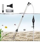 Carefree Fish Aquarium Gravel Vacuum Sand Cleaner with 6Ft Pipe Fish Tank Water Changer Adjustabl...