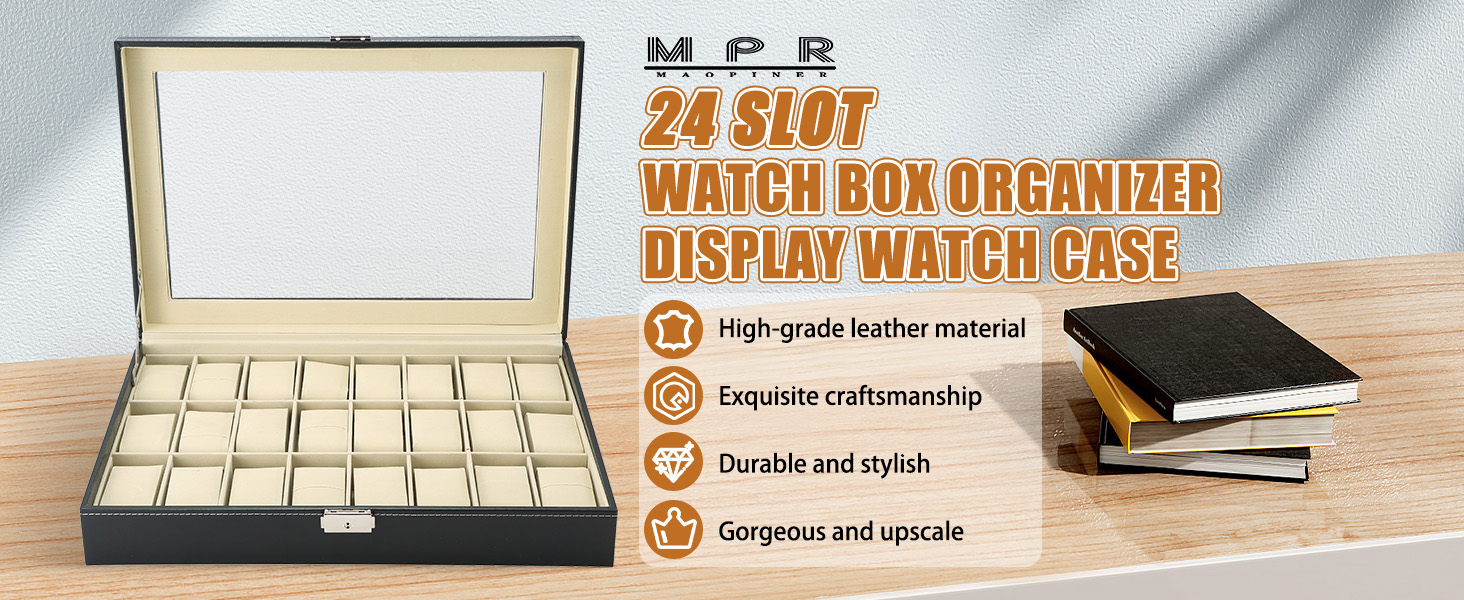 24 Slot Watch Box