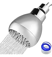 Nuodan High Pressure Shower Head - Powerful Bathroom Pressure Boosting Showerhead - Perfect Unive...