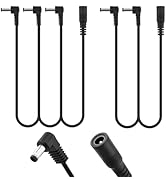 SATUY Guitar Pedal Effect Power Cable, 1 to 2 Way and 1 to 3 Way Daisy Chain, Guitar Effect Pedal...