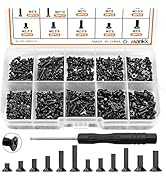 mankk 360PCS Laptop Screws 12 Sizes M2 M2.5 M3 Replacement Computer Tiny Screws Motherboard Screw...