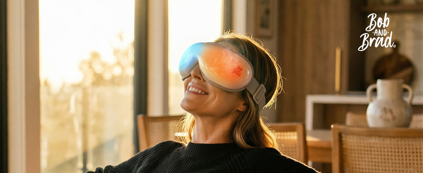 bob and brad eye massager with heat and cooling for dry eyes migraines headaches sleeping improving
