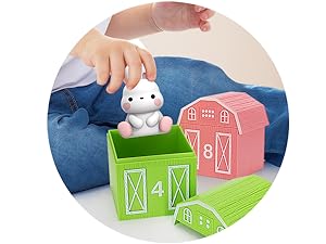 Learning Toys for Toddlers 1,2,3,Montessori Fine Motor Games,Gift for Baby 12-18 Months