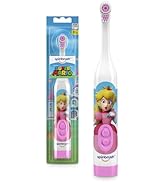 Spinbrush Princess Peach Kids Electric Battery Toothbrush, Soft, 1 ct
