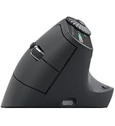 MKETech Electronics Vertical Ergonomic Mouse 2.4G Wireless BT Task Window Switching and Horizonta...