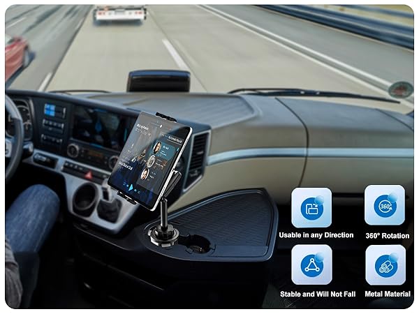 cupholder tablet mount