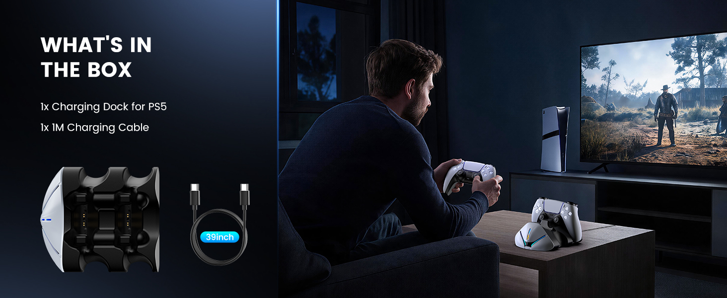 FC600 playstation 5 controller charger