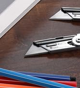 WORKPRO 3-Piece Quick Change Folding Pocket Utility Knife Set with Belt Clip