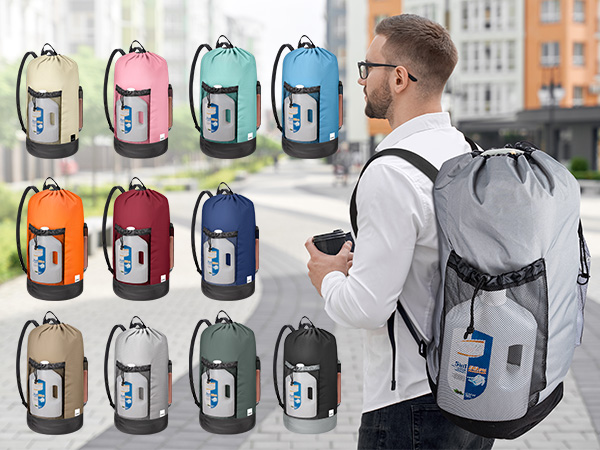 laundry backpack