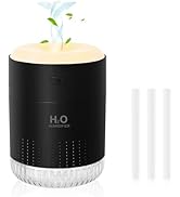BAMCOO Portable Mini Humidifier, Auto Shut-Off, 2 Mist Modes, Quite, Small Humidifiers for Bedroo...