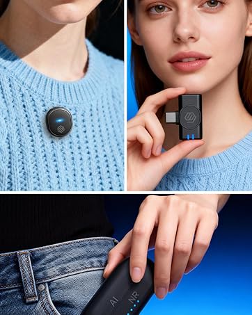 Mini Wireless Lavalier Microphone for all phones