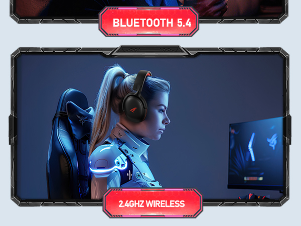 Bluetooth 5.4&2.4GHZ Wireless