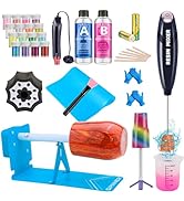 WAQONUY Cup Turner for Crafts Tumbler,Epoxy Glitter Tumbler Full Kits,DIY Cuptisserie Turner,Cup ...