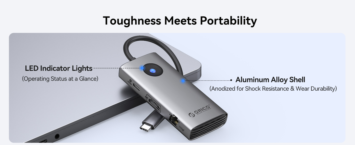 6-in-1 USB C Docking Station