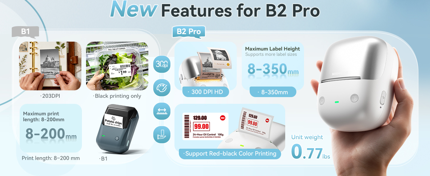 niimbot b2 pro label maker label sticker