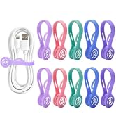 Magnetic Cord Organizer Cable Cord Organizer Magnet Clips Design Patented Silicone Twist Tie Stra...
