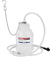 WORKPRO 1L Brake Bleeder Bottle with 63 Inch Brake Bleeder Hose One Way Check Valve &amp; Rubber Conn...