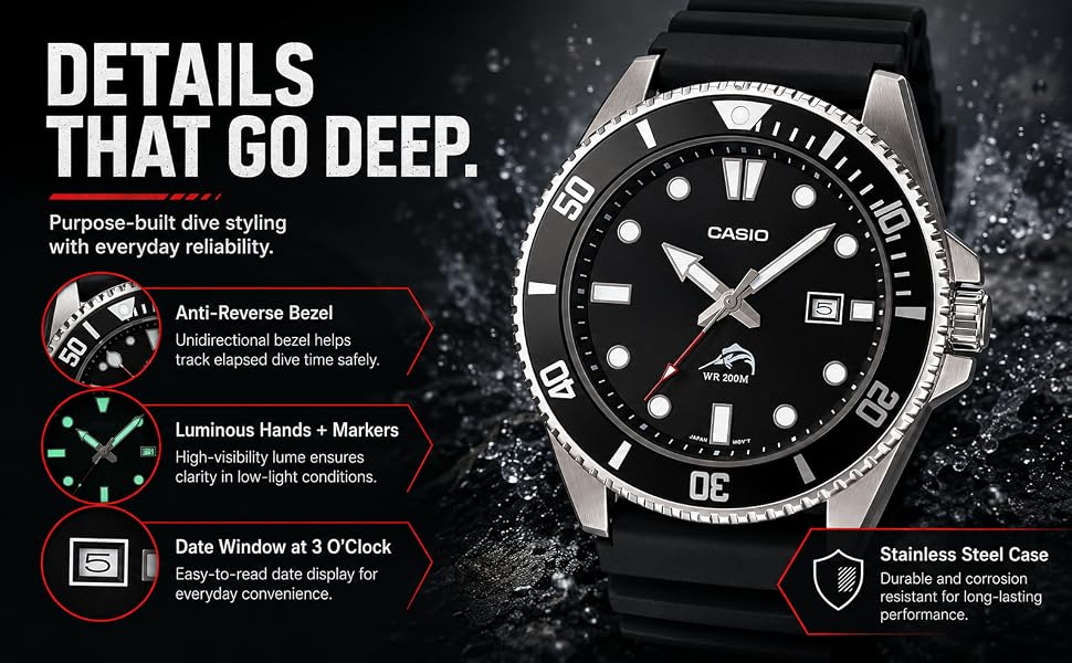 Casio dive watch