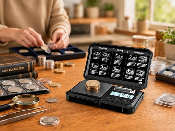 coin scale to weigh coins
