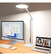 Led Desk Lamps for Home Office with Base, Tall Desk Lamp with 50 Light Modes &amp; Memory and Timer F...