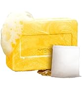 Easilydays Men Gold Soap Bar for Body and Face, Oil Control Cleansing, Rich Foam, Moisturizing, R...