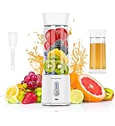 Portable Blender for Shakes and Smoothies,500ml Electric Juicer, 4000mAh Smoothie Blender with BP...