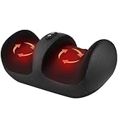 Nekteck Foot Massager with Heat &amp; Foot Roller, Shiatsu Calf Leg Massager for Circulation and Neur...