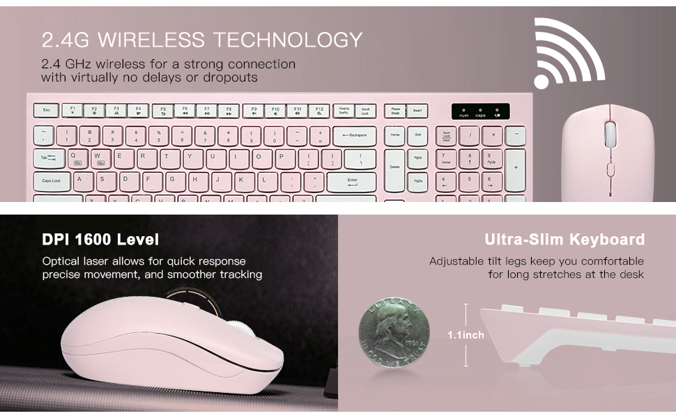 wireless keyboard mouse combo 2
