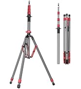 FreeSea Light Stand Aluminum, Adjustable Tripod Stand for Photography, 260cm/102inch Studio Sturd...