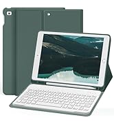 Aoub Keyboard Case for iPad 6th Generation 2018/5th Gen 2017 9.7 Inch, iPad Air 2, iPad Air, Deta...