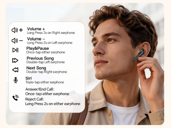 comfortable wireless eabuds bluetooth headphones