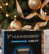 HUMMINGBIRD MK17 DualPro Foil Shaver &amp; Beard Trimmer for Men – Gold Titanium Blades, Turbo Shavin...