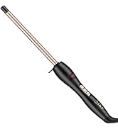 1/2 Inch Curling Wand Irons for Short&amp;Long Hair, 13mm Thin Curling Wand with Long Barrel, Tiny Ha...