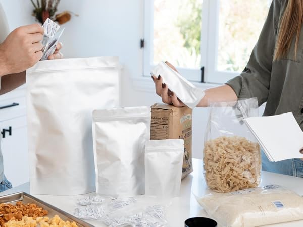100ct multi-size mylar bags