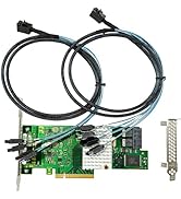 SAS HBA Card PCIe SATA Expansion Card Compatible with D3307 and LSI 9300-8i IT Mode, SAS Expander...
