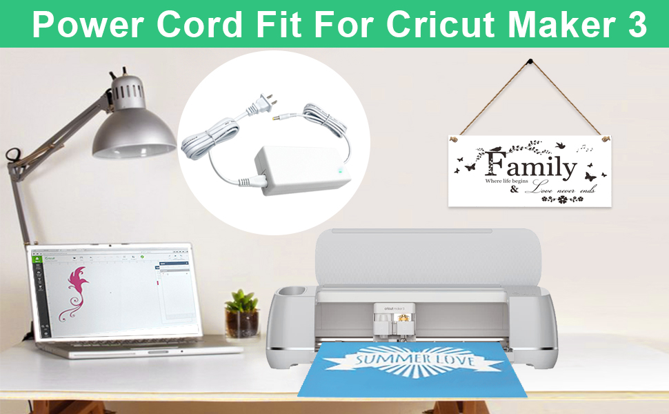 Power Cord Fit For Cricut Maker 3