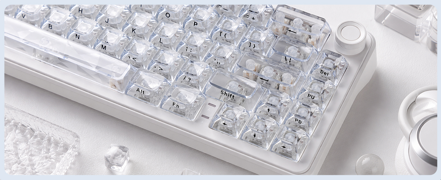 clear keycaps set