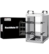 GeeekPi DeskPi RackMate TT Mini Server Cabinet for Mini PC, Network, Servers, Audio, and Video Eq...