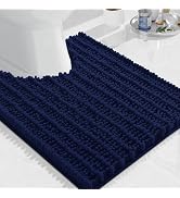 Arotive Luxury Toilet Rugs U-Shaped 24x20, Extra Soft Thick Absorbent Shaggy Chenille Bath Rugs, ...