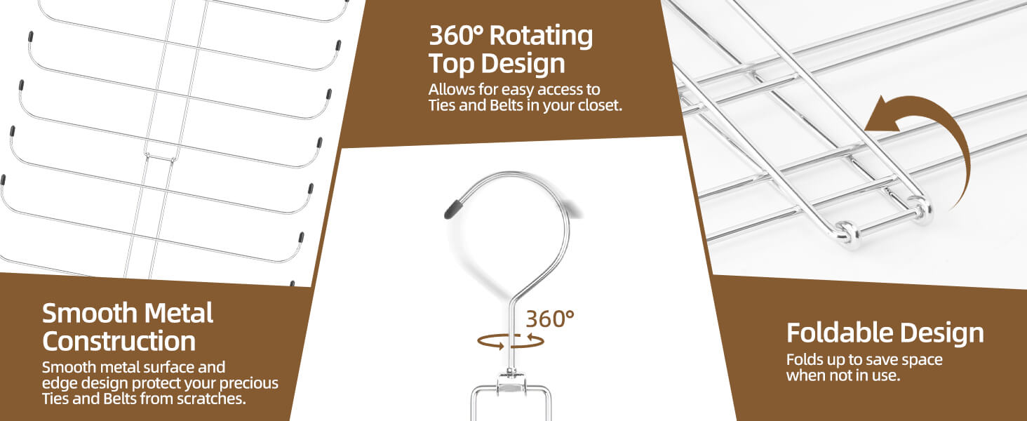 tie organizer for closet