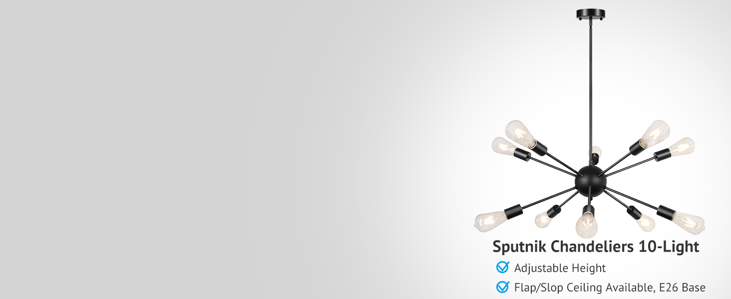 10 light pendant light