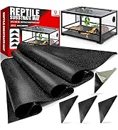[Premium] 24"x60" Reptile Substrate Mat with 4 PCS Rug Gripper, Extra Thick &amp; Ultra Comfortable,N...