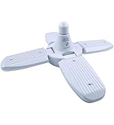 FOROUREYES The New 60W Foldable Fan Blade Warm White LED Pendant Lights No Flicker E27 LED Bulb 3...